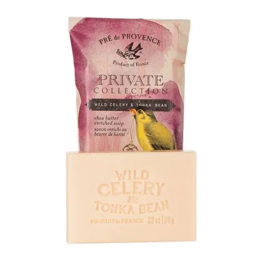European Soaps Private Collection Bar Soap, 3.8oz. Wild Celery & Tonka Bean {2}