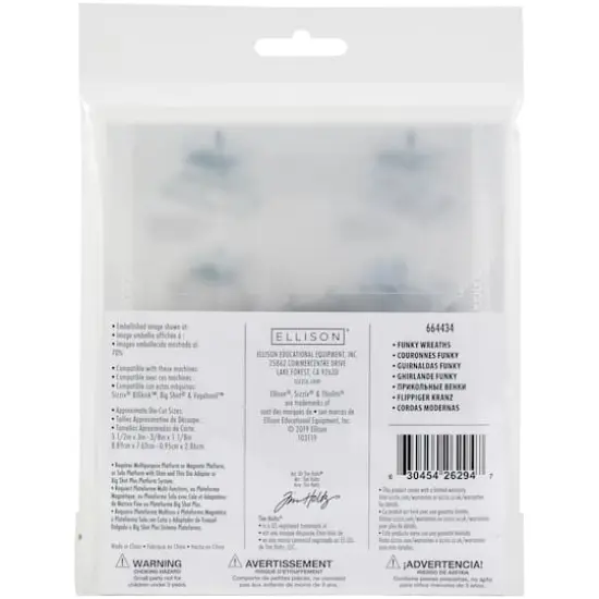 Sizzix&reg; Thinlits&reg; Funky Wreath Die Set by Tim Holtz&reg; {5}