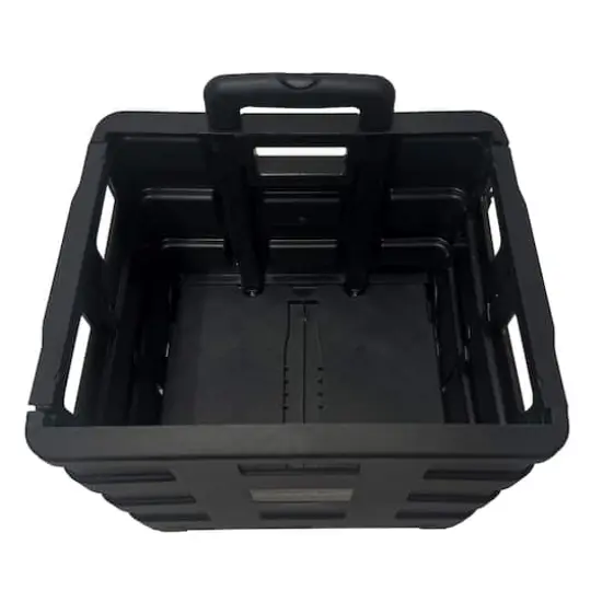 Everything Mary Collapsible Rolling Cart with Lid Black {6}