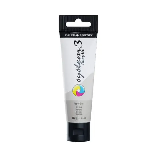 Daler-Rowney&reg; Original System 3 Acrylic Paint, 59mL 078 Warm Grey {1}