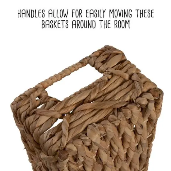 Honey Can Do Divided Natural Wicker Basket Set {5}