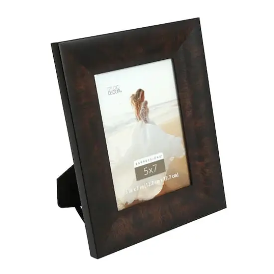 Expressions&trade; 5" x 7" Espresso Beveled Frame by Studio D&eacute;cor&reg; {6}