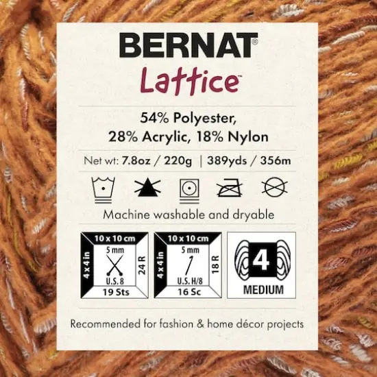 Bernat&reg; Lattice&trade; Yarn Radiant Red {9}