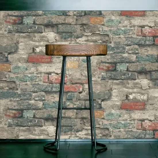 RoomMates Brick Alley Peel & Stick Wallpaper {6}