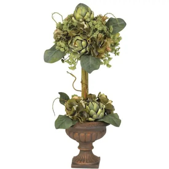 24" Artichoke Topiary Arrangement in Planter {1}