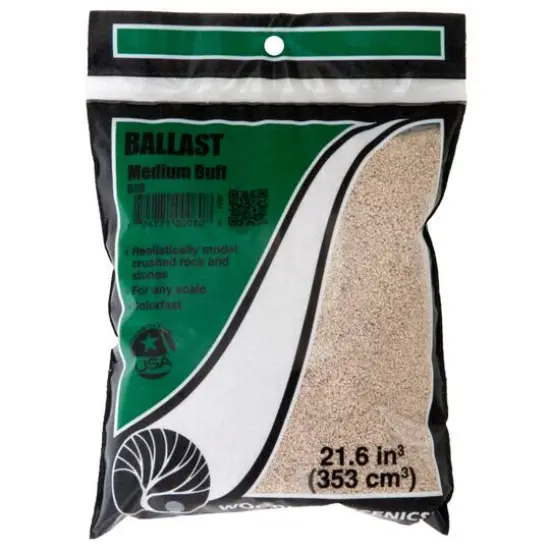 Woodland Scenics&reg; Medium Buff Ballast & Coal Ground Cover {1}