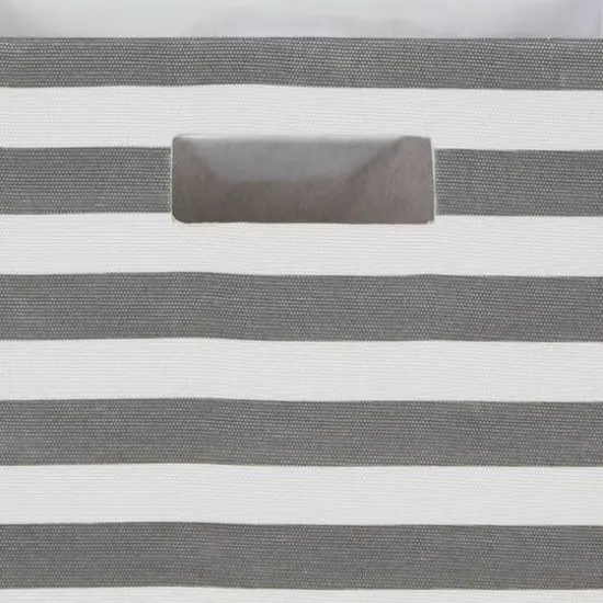 DII&reg; Striped Square Storage Cube Mineral {5}