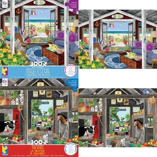 Assorted Ceaco&reg; 300 Piece Puzzle {5}