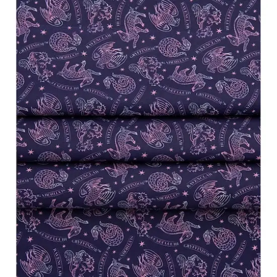 Harry Potter Mystical Houses Precut Cotton Fabric {5}