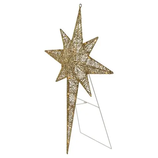 3ft. LED Gold Star of Bethlehem Outdoor Christmas Decoration {4}