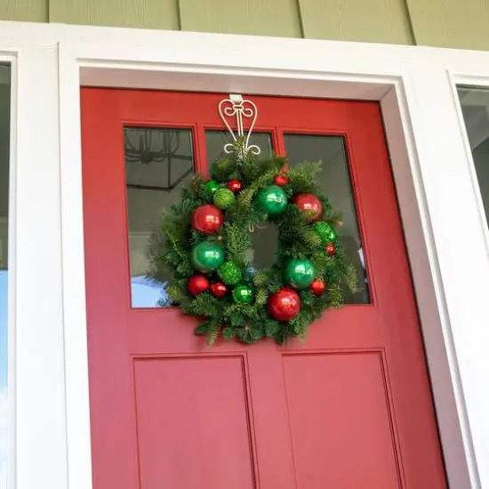 Village Lighting 24" Christmas Cheer Wreath {6}