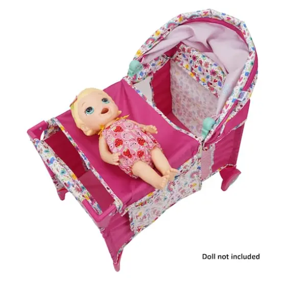 509 Crew Baby Alive Pink and Rainbow Deluxe Doll Play Yard {6}