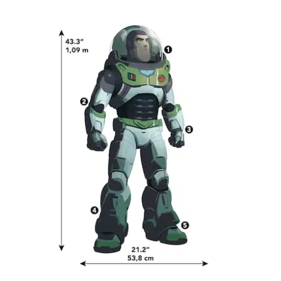 RoomMates Disney Pixar Lightyear Peel & Stick Giant Wall Decals {1}