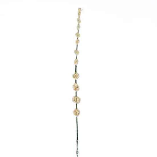 6 Pack: Cream Pom Pom Stem {1}