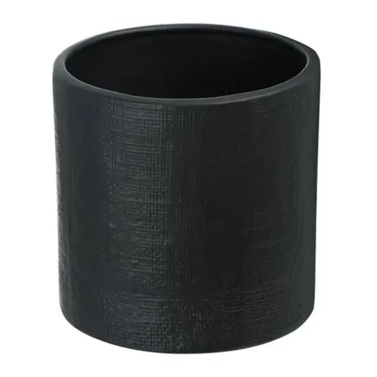 Hello Honey&reg; 7" Stoneware Planter Black {8}
