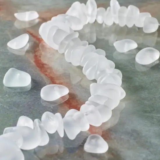 White Crackled Quartz Chip Beads by Bead Landing&trade; {3}