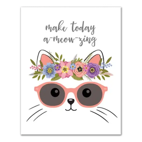 Make Today A Meow-Zing Canvas Wall Art {1}
