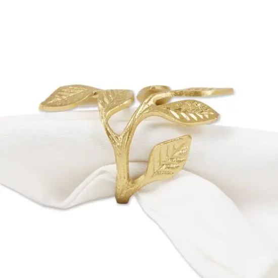 DII&reg; Gold Vine Napkin Rings, 6ct. {6}