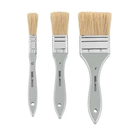 Liquitex&reg; BASICS&reg; Natural Hair 3 Piece Brush Set {1}
