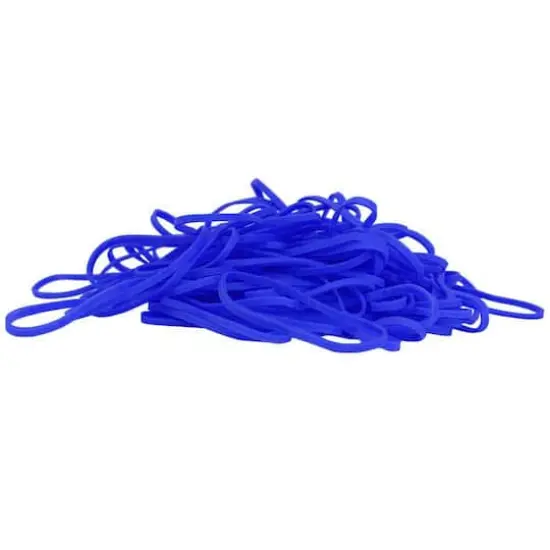 JAM Paper Size 33 Rubber Bands, 100ct. Blue {4}