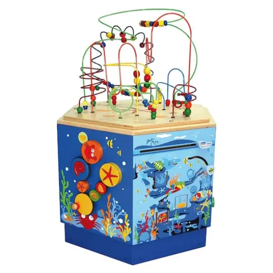 Hape Coral Reef Wooden Activity Center Table {1}