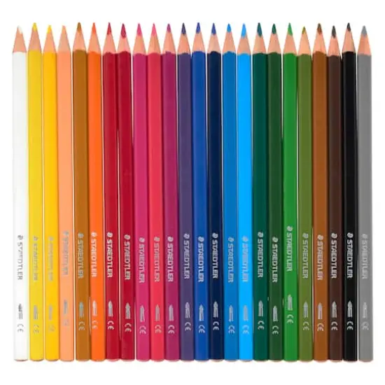 Staedtler&reg; 24 Color Triangular Watercolor Pencils  {1}