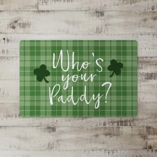 Who's Your Paddy Floor Mat {3}