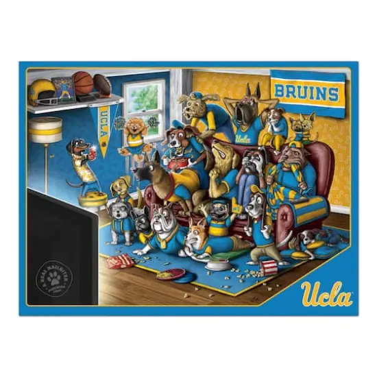 College Football Purebred Fans A Real Nailbiter 500 Piece Puzzle UCLA Bruins {5}