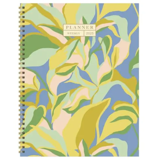 TF Publishing 2025 Large Daphne Print Weekly Monthly Spiral Planner {1}