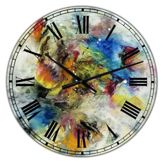 Designart 'Follow Your Dreams Large Modern Wall Clock {1}