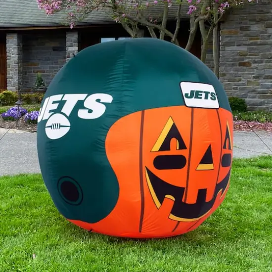 Sporticulture 4ft. Inflatable NFL Team Pride Jack-O' Helmet New York Jets {6}