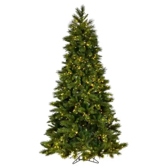 7.5ft. Pre-Lit Brighton Pine Artificial Christmas Tree, LED Color Changing Lights {4}