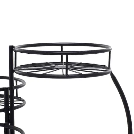 Black Iron Modern Plantstand, 22" x 18" x 19" {5}
