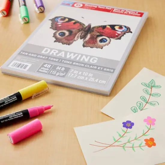 Tan & Gray Tone Drawing Pad by Artist's Loft&trade; {8}