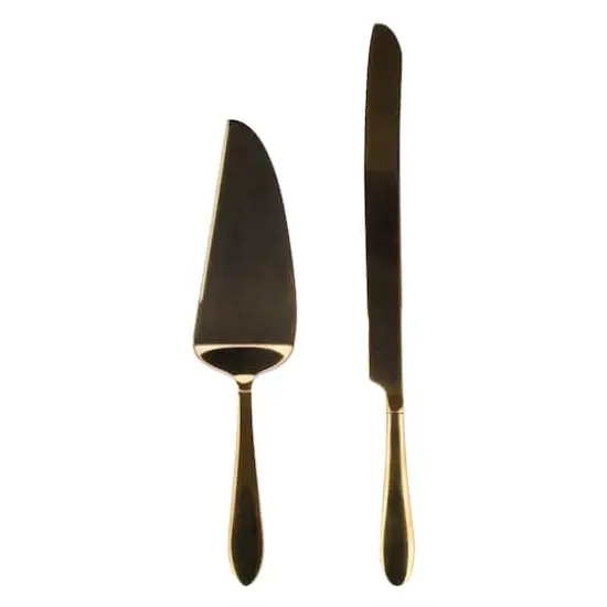 Gold-Finished Stainless Steel Cake Knife & Server Set by Celebrate It&trade; {1}