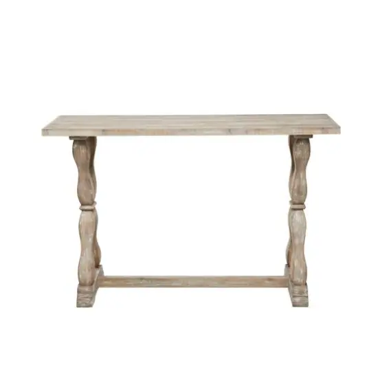 Brown Fir Farmhouse Console Table, 32" x 48" x 16" {1}