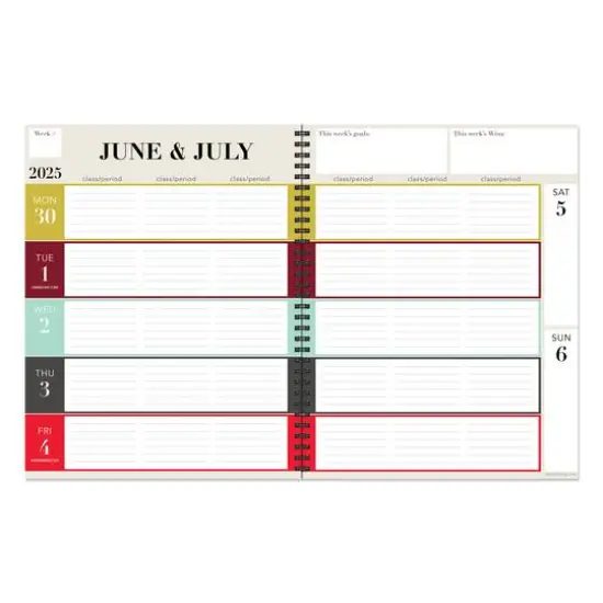 TF Publishing 2025-2026 Vintage Ink & Lead Teacher & Home School Lesson Planning Book {4}