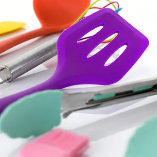 MegaChef Multicolor Silicone Cooking Utensils Set, 12ct. {6}