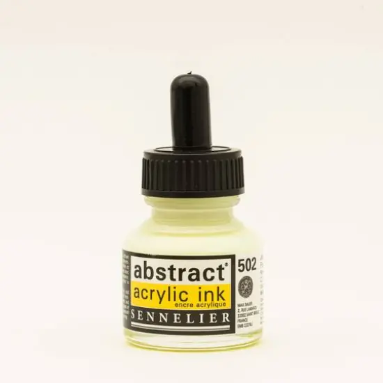 Sennelier Abstract Acrylic Ink, 30mL Fluorescent Yellow {1}