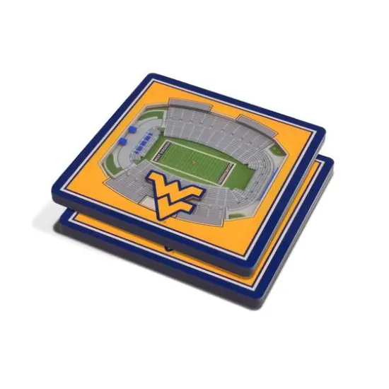 NCAA 3D StadiumView Coasters West Virginia Mountaineers {1}