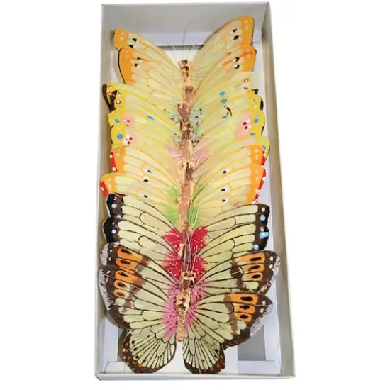 Reliant 5" Assorted Yellow Butterflies, 12ct. {1}