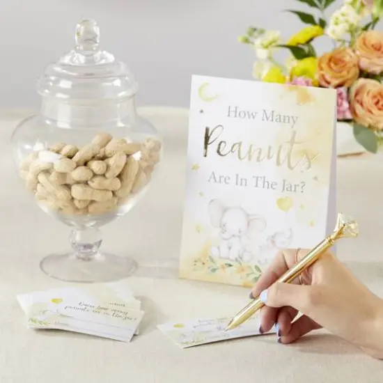 Kate Aspen&reg; Elephant Advice Card & Baby Shower Game Set {7}