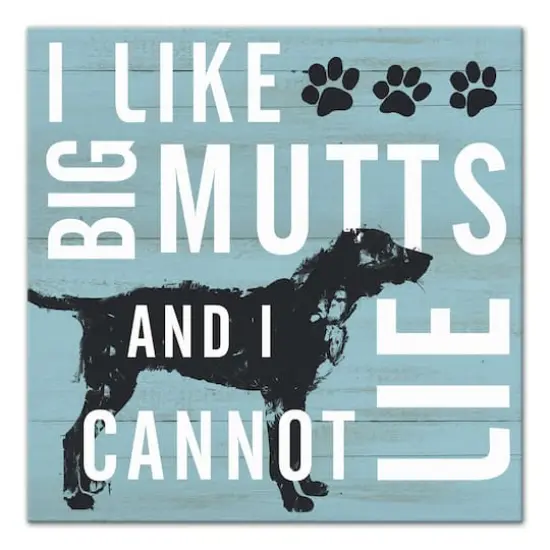 I Like Big Mutts Canvas Wall Art {1}