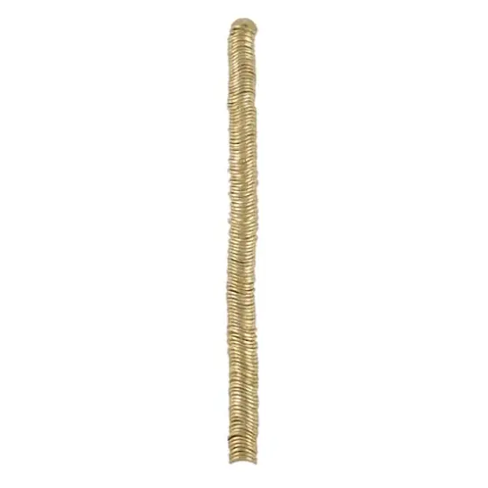 Gold Metal Wavy Disc Beads by Bead Landing&trade; {4}
