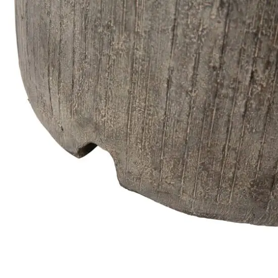 Glitzhome® 31" Polyresin Curving Shaped Outdoor Fountain with LED Light {9}