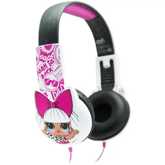 L.O.L. Surprise! Kid-Safe Headphones & Sticker Sheet {1}