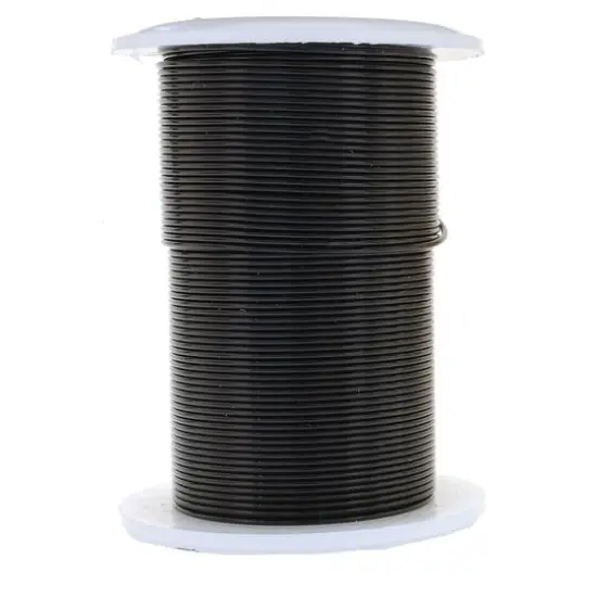 The Beadsmith&reg; Wire&trade; Elements 20 Gauge Tarnish-Resistant Wire Black {6}