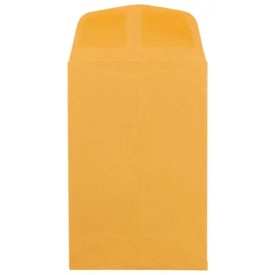 JAM Paper #4 Brown Kraft Manila Coin Business Commercial Envelopes {3}