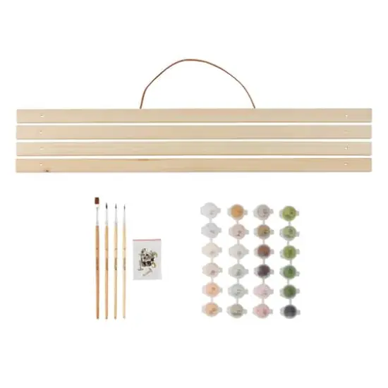 20" x 16" Puppies Paint-by-Number Kit with Wood Display Hanger by Artist's Loft&reg; {3}