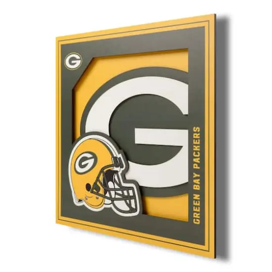 NFL 3D Logo Series Wall Art Green Bay Packers {1}